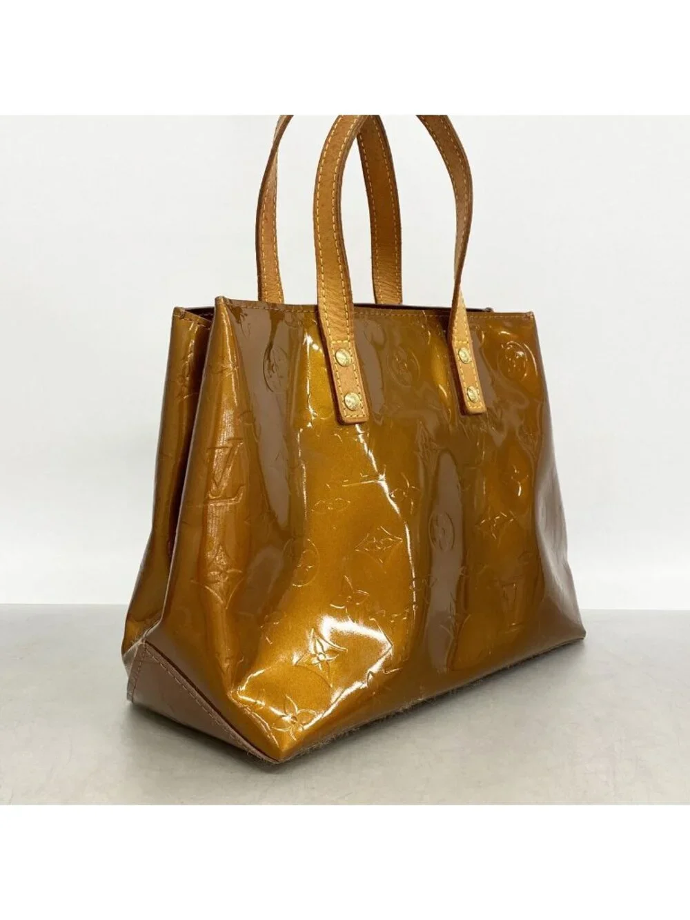 Louis Vuitton Tote Bag Vernis Reed PM Blanc